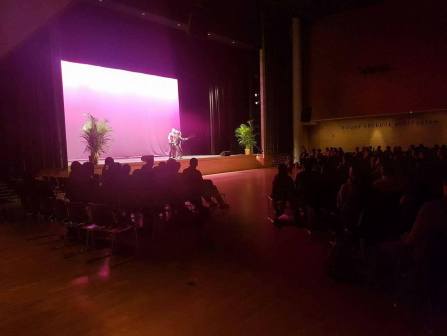 Starbright's stunning palms complimented the Latinx culture being celebrated.